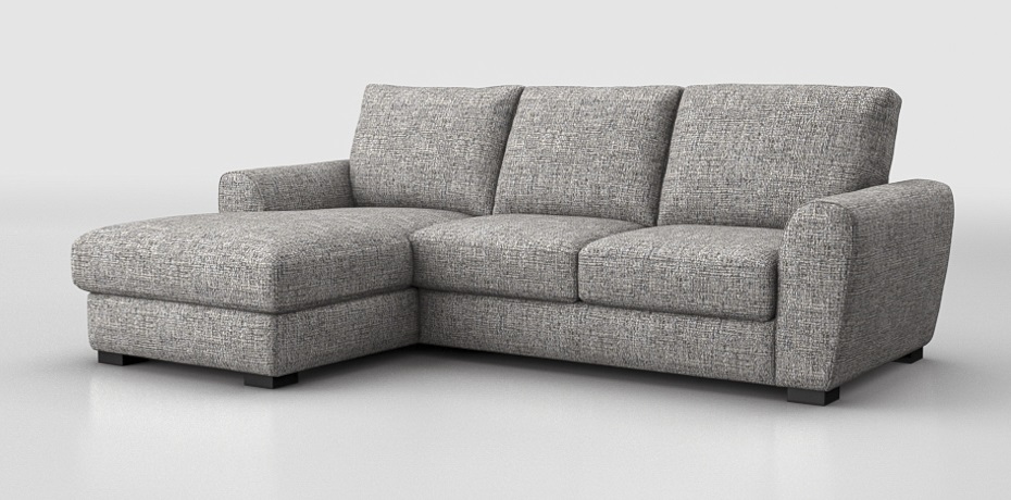 Zibana - corner sofa with sliding mechanism - left peninsula